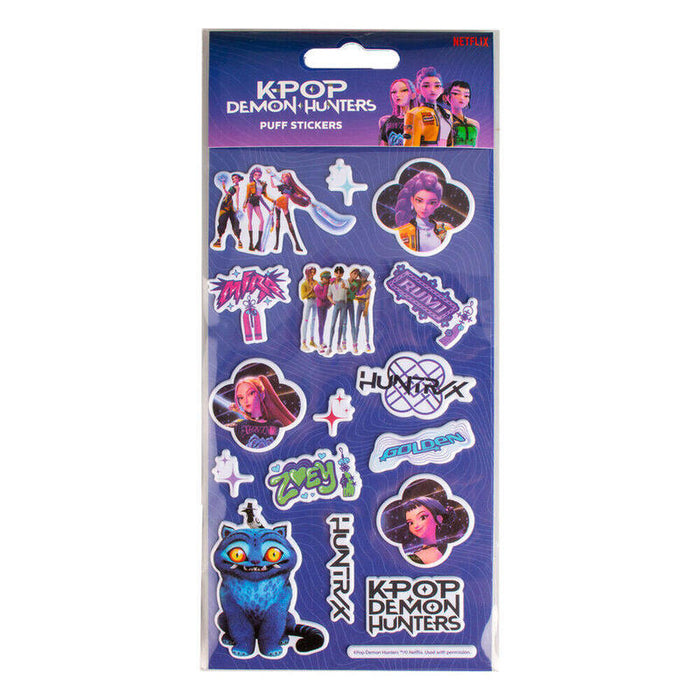 Pack De 18 Unidades - Pegatinas Acolchadas K-Pop Demon Hunters