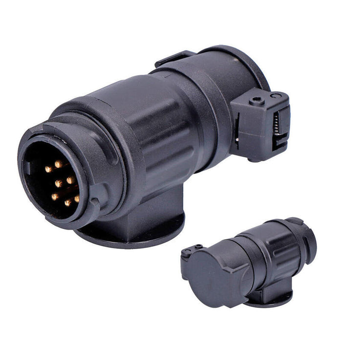 Pack De 2 Unidades - Adaptador Impermeable De Remolque 7 A 13 Pins