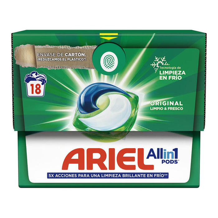 Pack De 2 Unidades - Ariel Pods 3 En 1 Regular 18 Dosis