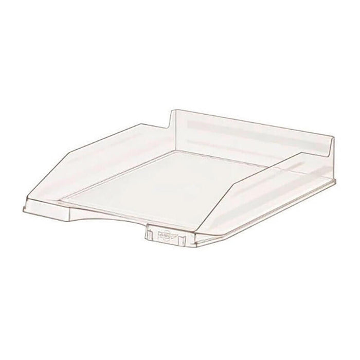 Pack De 2 Unidades - Bandeja Sobremesa Faibo 93 Cristal Apilable 350 X 250 X 65 Mm