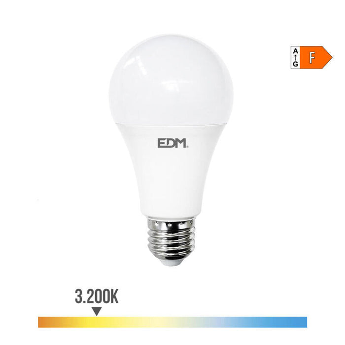 Pack De 2 Unidades - Bombilla Standard Led E27 24w 2700lm 3200k Luz Calida Ø7x13,6cm Edm