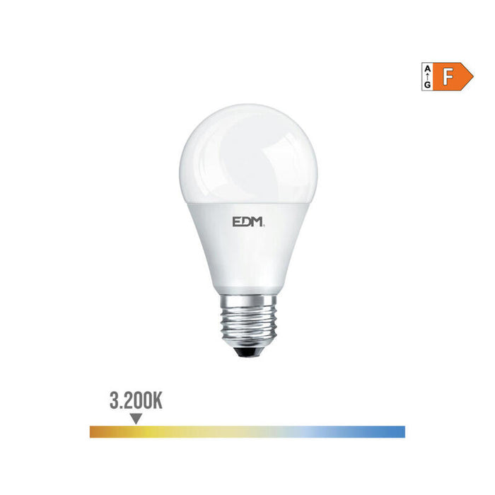 Pack De 2 Unidades - Bombilla Standard Led Regulable E27 10w 810lm 3200k Luz Calida Ø5,9x11cm Edm