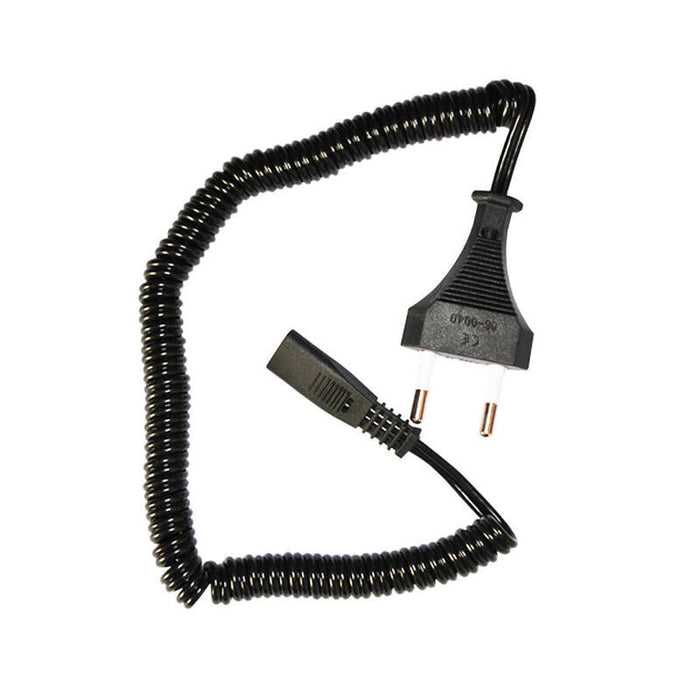 Pack De 2 Unidades - Cable Recambio Maquina Afeitar Braun-Philips 1,8m Rizada