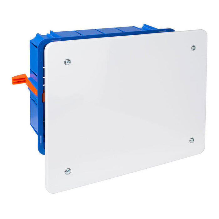 Pack De 2 Unidades - Caja De Conexion De Empotrar En Tabique Hueco 194x154x50mm (Retractilado) Solera 5314gw