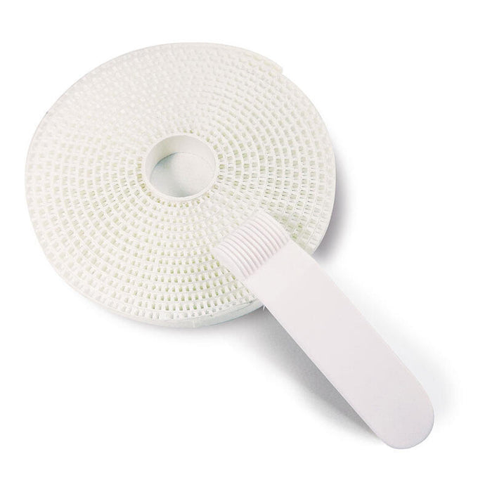 Pack De 2 Unidades - Cinta Adhesiva Blanca Para Malla Mosquitera De Fibra De Vidrio Y Aluminio, 500 Cm