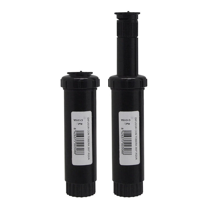 Pack De 2 Unidades - Difusor Con Tobera, Emerge 6 Cm, Alcance 360° De 4 A 4,5 M