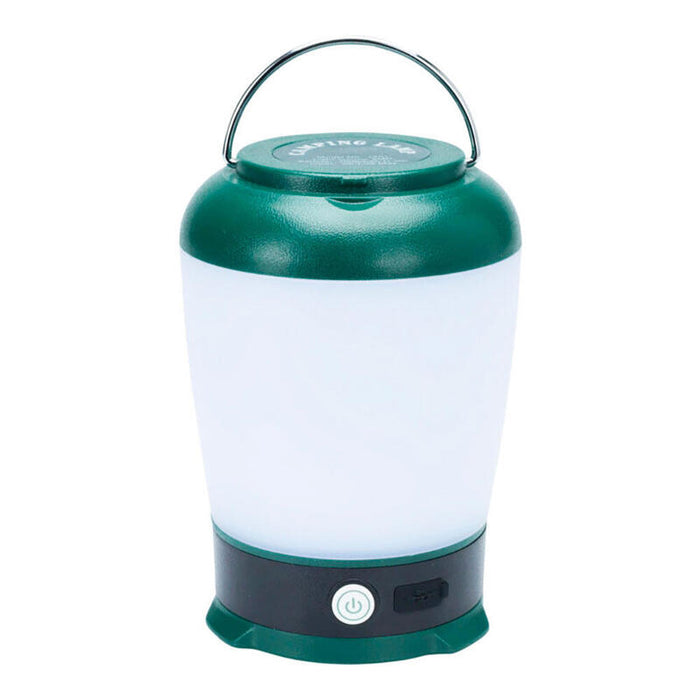 Pack De 2 Unidades - Farol Led De Camping, Recargable, 3 Modos, Verde, 13 X 9 X 9 Cm