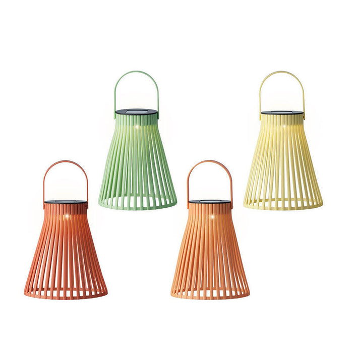 Pack De 2 Unidades - Farol Solar De Plástico Colores Surtidos