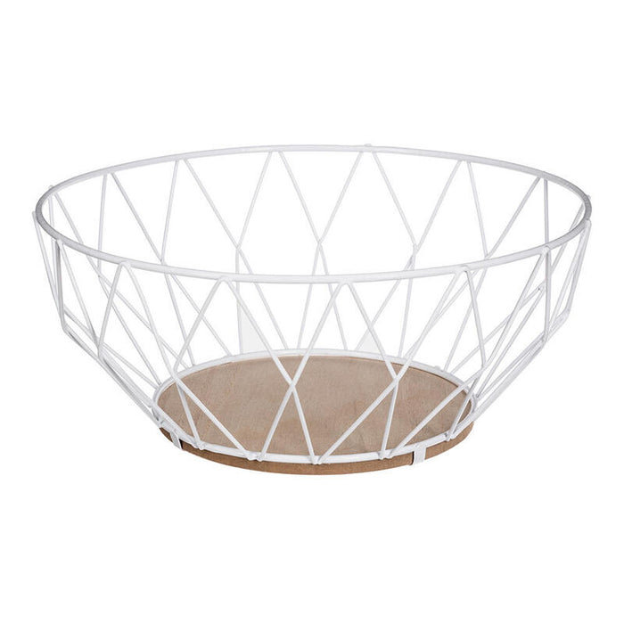 Pack De 2 Unidades - Frutero Metálico Baltik Blanco Ø28 Cm Colores/Modelos Surtidos