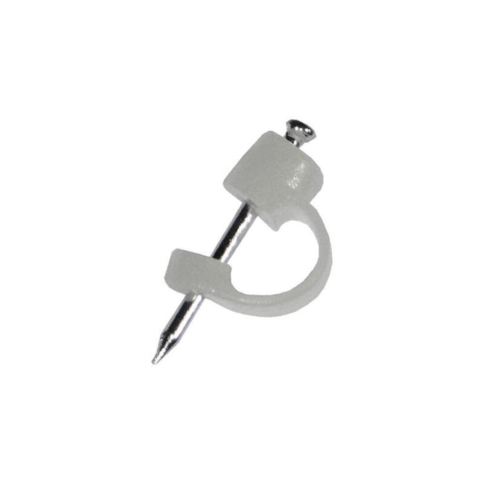 Pack De 2 Unidades - Grapa Para Cable Tv, Transparente, Caja 100 Uds