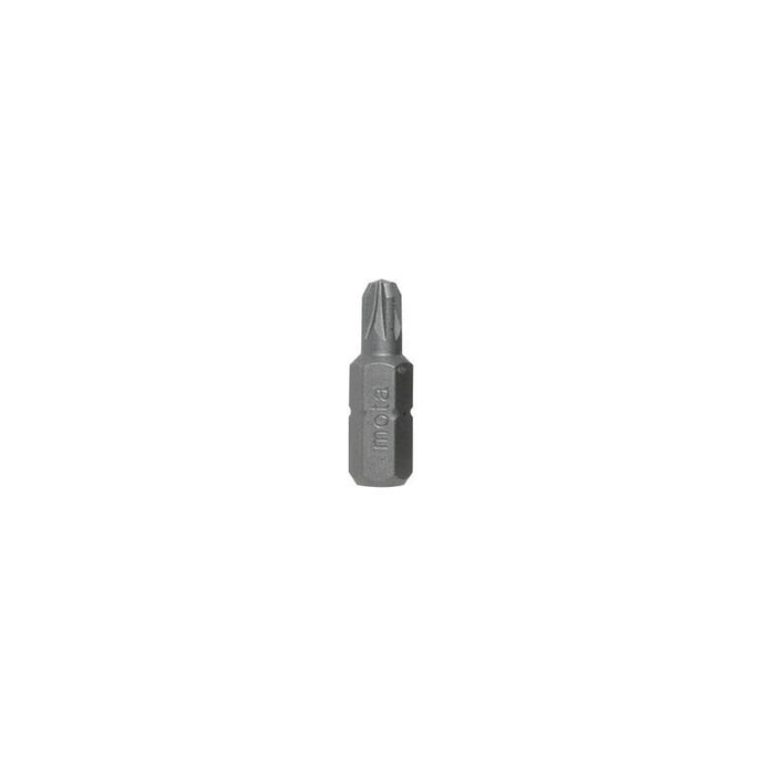 Pack De 2 Unidades - Juego 10 Puntas Pozidriv Pz 1x25mm 1/4" Acero Bpz125 Mota