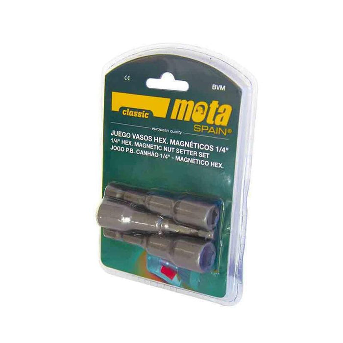 Pack De 2 Unidades - Juego Vasos Hexagonales Magneticos 8-10-11mm Bvm Mota