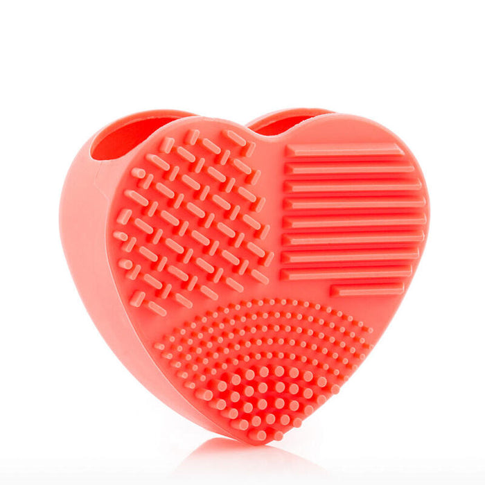 Pack De 2 Unidades - Limpiador De Brochas Y Pinceles De Maquillaje Heart V0101013 Innovagoods
