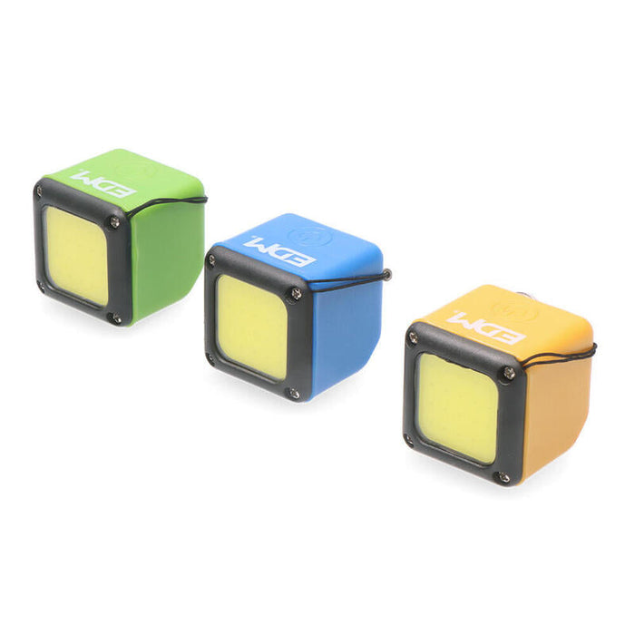 Pack De 2 Unidades - Linterna Con Led Cob 300lm Recargable Con Usb + Iman. Funcion Power Bank. Edm Colores Surtidos