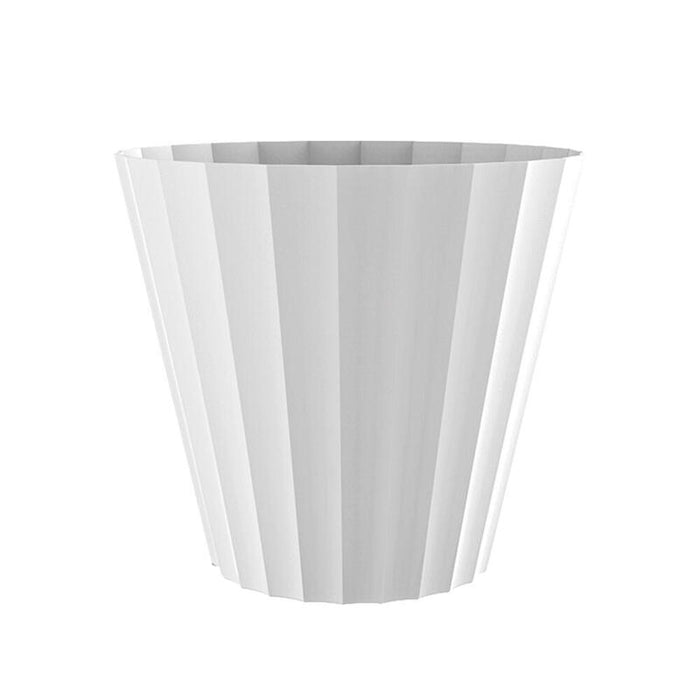 Pack De 2 Unidades - Maceta De Inyeccion Doric Color Blanco Ø26x23cm