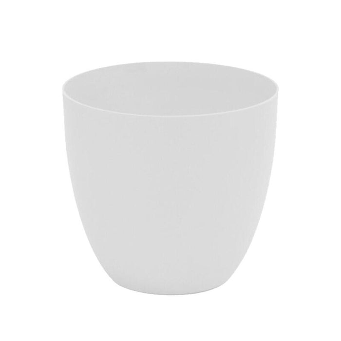 Pack De 2 Unidades - Maceta De Inyeccion Modelo Cuenco Ø18cm Color Blanco
