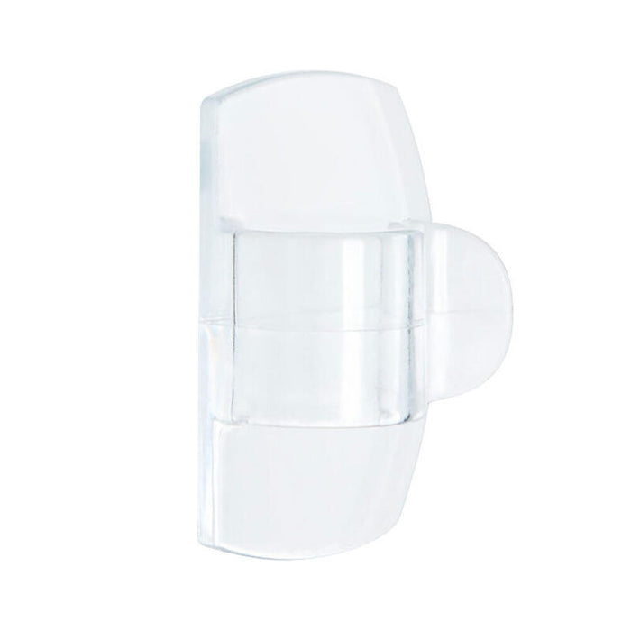 Pack De 2 Unidades - Mini Gancho Para Luces, Exterior, Transparente, 8 Uds + 10 Tiras