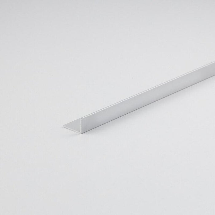 Pack De 2 Unidades - Perfil Bricolaje Ángulo L Aluminio Plata 2000 X 20 X 10 Mm