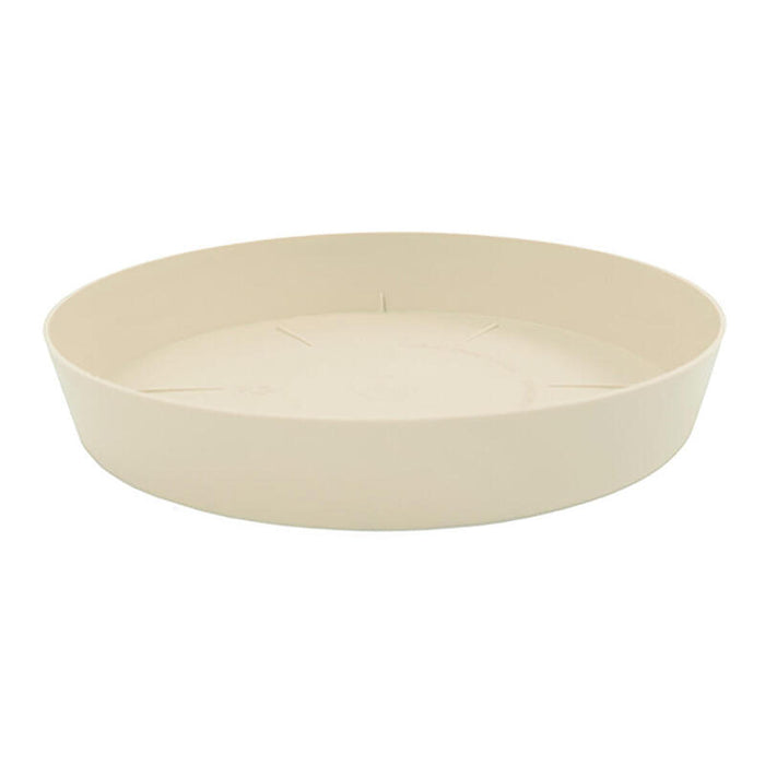 Pack De 2 Unidades - Plato De Inyeccion Para Maceta Color Ecru Ø24cm