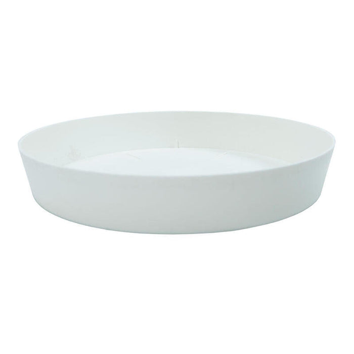 Pack De 2 Unidades - Plato Inyeccion Maceta Ø28x4,4cm Color Blanco