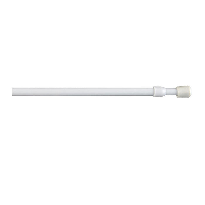 Pack De 2 Unidades - Portavisillo Extensible A Presión Rosca Blanco, Ø0,8 X 30 - 45 Cm, 2 Uds