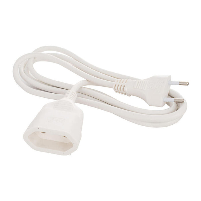 Pack De 2 Unidades - Prolongación Manguera 2x1mm 2m Blanco Solera