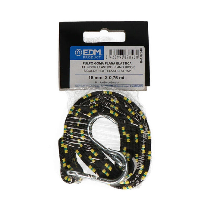 Pack De 2 Unidades - Pulpo Goma Plano Bicolor 0,75m Colores / Modelos Surtidos