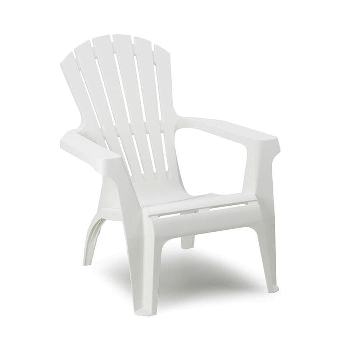 Pack De 2 Unidades - Sillon Relax Apilable Color: Blanco 75x86x86cm Modelo: Dolomiti Progarden