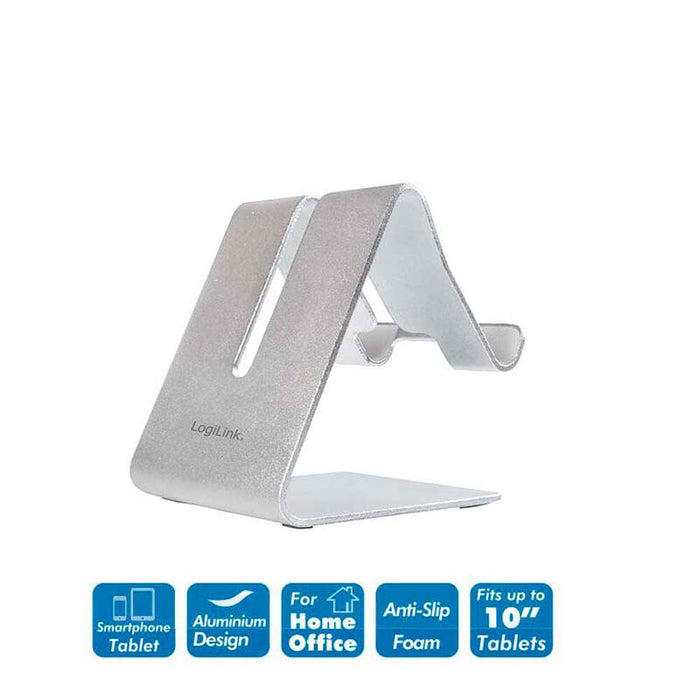 Pack De 2 Unidades - Soporte Para Smartphone Y Tablet, Aluminio Logilink