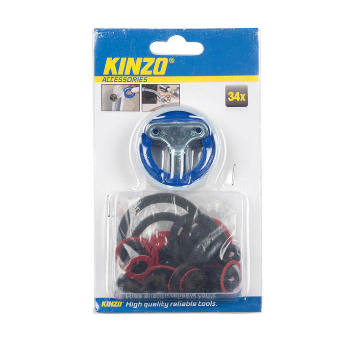 Pack De 2 Unidades - Surtido De Juntas 34 Piezas Kinzo