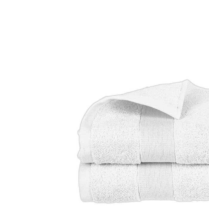 Pack De 2 Unidades - Toalla De Rizo 450 G / M² Color Blanco 30 X 50 Cm