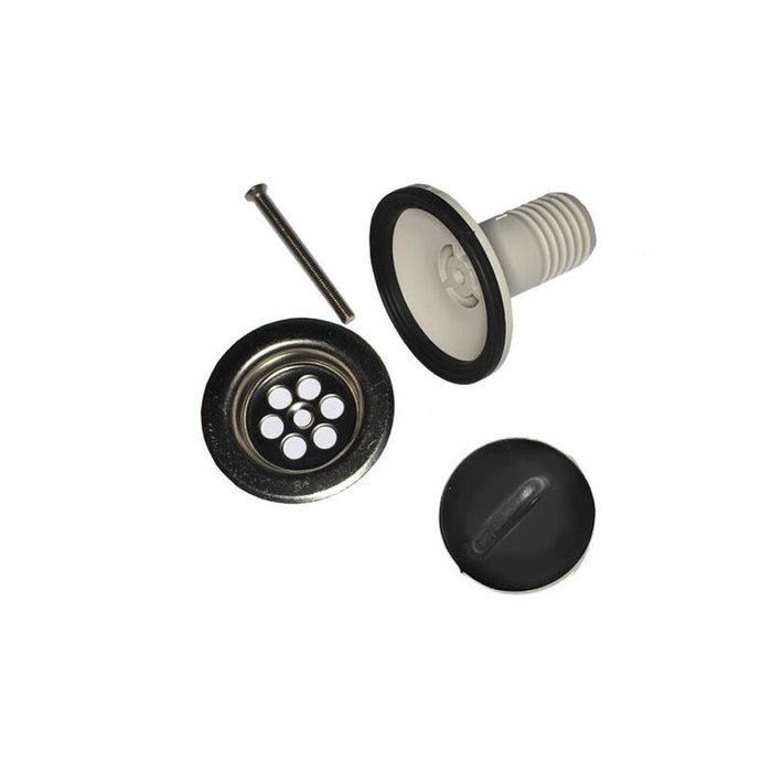 Pack De 2 Unidades - Valvula De Fregadero Ø30mm Plastico Edm
