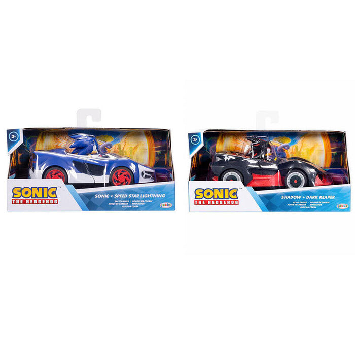 Pack De 2 Unidades - Vehiculo + Figura Sonic The Hedhehog 7cm Surtido