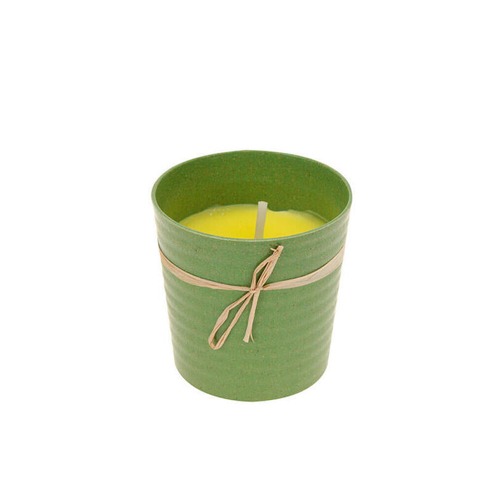 Pack De 2 Unidades - Vela Citronela Antimosquitos Con Recipiente Metalico 165g Ø9,5x9,6cm