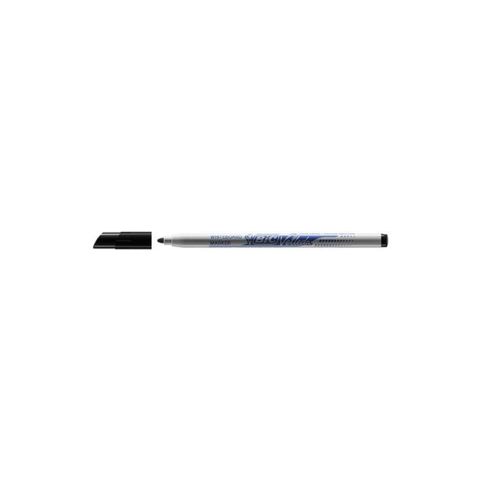 Pack De 24 Unidades Bic Velleda 1721 Rotulador Para Pizarra - Punta Fina - Trazo De 1.5mm - Borrado Optimo - Negro
