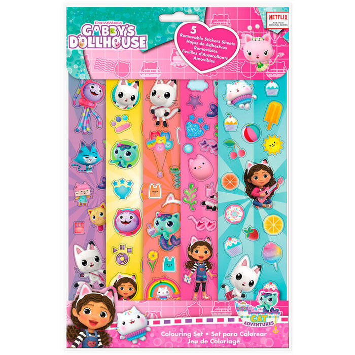 Pack De 24 Unidades - Set Pegatinas La Casa De Muñecas De Gabby
