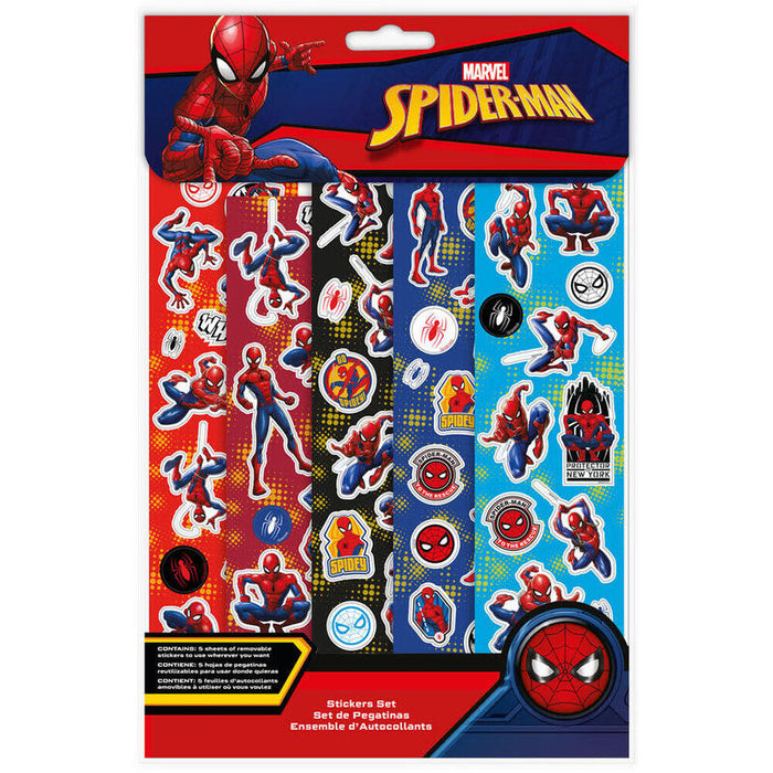 Pack De 24 Unidades - Set Pegatinas Spiderman Marvel