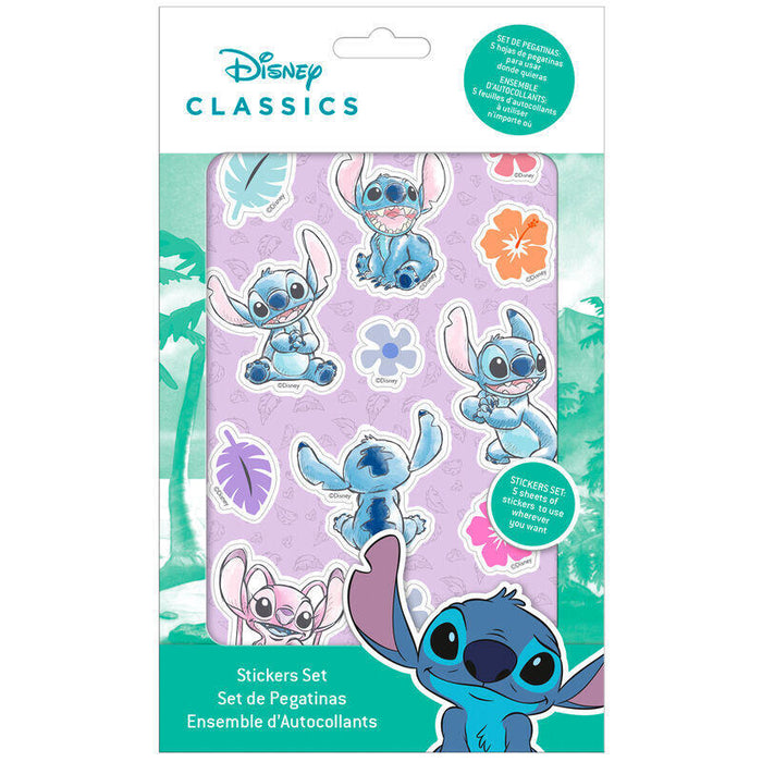 Pack De 24 Unidades - Set Pegatinas Stitch Disney