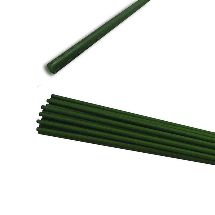 Pack De 24 Unidades - Tutor De Plástico Verde Para Plantas Ø1,1 X 180 Cm