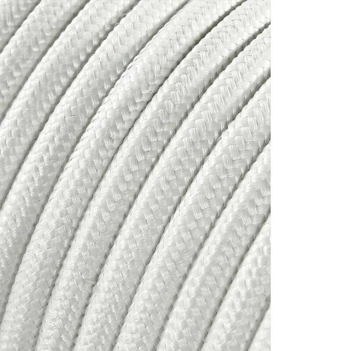 Pack De 25 Unidades - Carrete Cable Cordón Tubular H03vv-F 2 X 0,75 Mm² Blanco, 25 M
