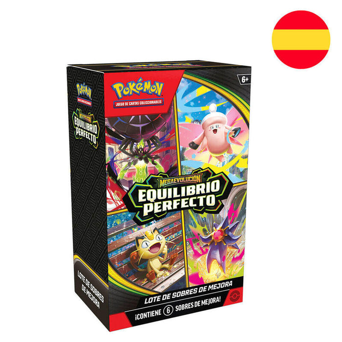 Pack De 25 Unidades - Juego Cartas Refuerzo Booster Bundle Equilibrio Perfecto Pokemon Español