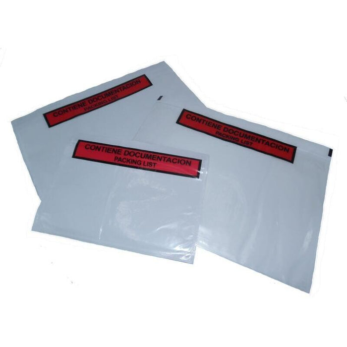 Pack De 250 Unidades Fabrisa Sobre Autoadhesivo Para Envio De Documentos 240x135mm - Packing List