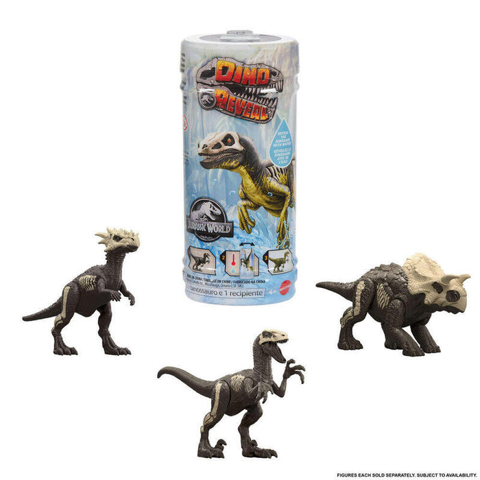 Pack De 3 Unidades - Dinosaurio Sorpresa Dino Reveal Jurassic World Surtido