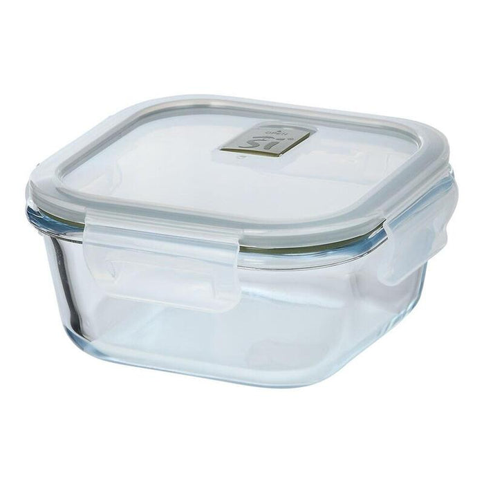 Pack De 3 Unidades - Fiambrera Hermética Cuadrada Borosilicato, Experto, 520 Ml, 13,8 × 13,8 × 7 Cm