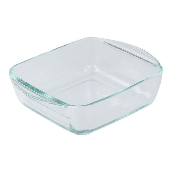 Pack De 3 Unidades - Fuente Cuadrada De Vidrio De Borosilicato, Para Horno, Experto, 1 L, 19,7 X 16,8 X 5,6 Cm