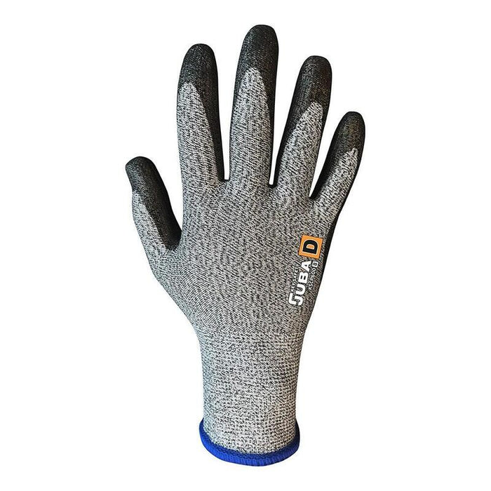 Pack De 3 Unidades - Guante De Poliéster / Elastano Palma Poliuretano, Resistente Al Corte T-10