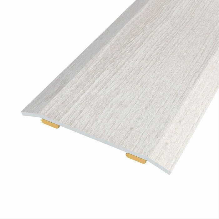 Pack De 3 Unidades - Junta De Acero Para Mismo Nivel, 40 X 3,5 Mm, Adhesiva, Flooring, Roble Gris, 83 Cm