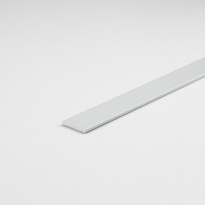 Pack De 3 Unidades - Perfil Bricolaje Pletina Aluminio Plata 1000 X 20 X 2 Mm