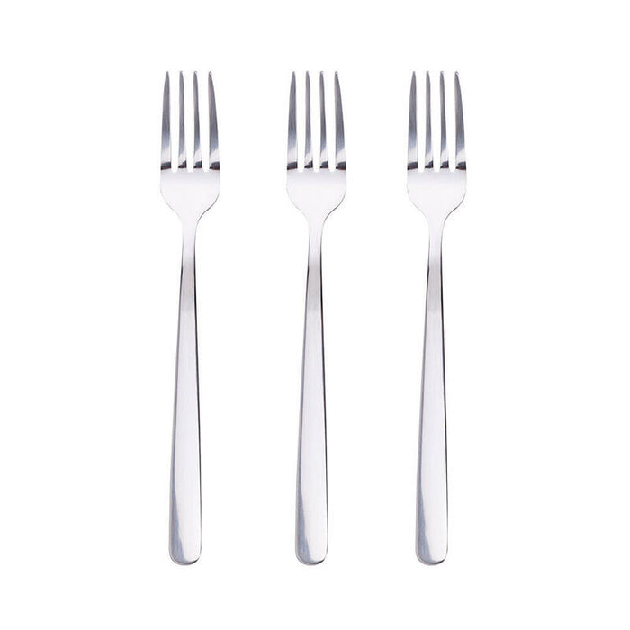 Pack De 3 Unidades - Tenedor Para Postre De Acero Inoxidable Mate Root 3 Uds