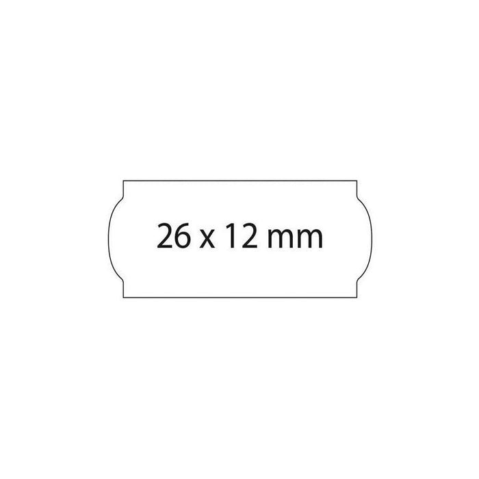 Pack De 36 Unidades Swing Etiquetas Adhesivo Removible Open Para Precios 26x12mm Rollo 1500 Blanco